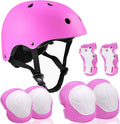 Kids Adjustable Multi-Sport Helmet with 7-in-1 Pad Set - Fits Ages