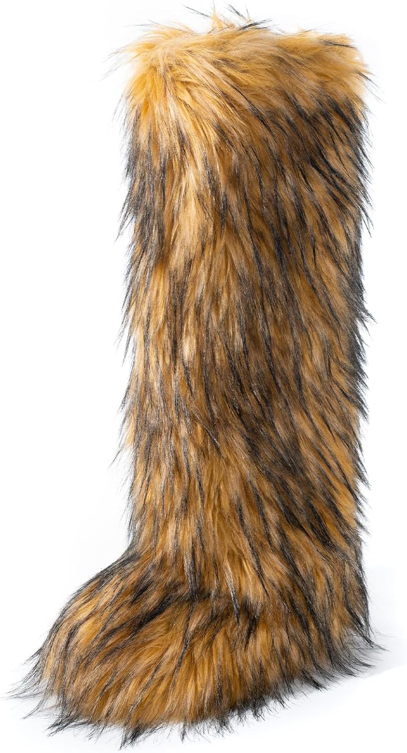 IXU Women's Faux Fur Boot: Stylish, Warm, and Comfy Winter Footwear
