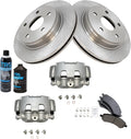 TRQ Front Brake Pad & Rotor Kit for 2006-2008 Dodge Ram 1500