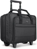 Rolling Laptop Bag with Wheels - Carry On Roller Briefcase for 15.6in