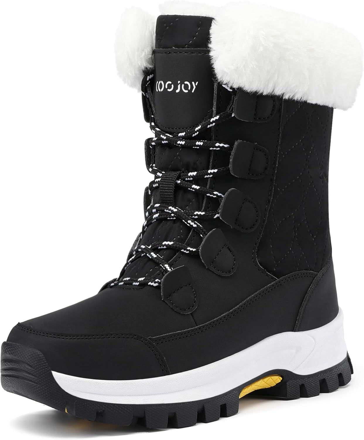 COOJOY Womens Waterproof Winter Snow Boots for Cold Weather