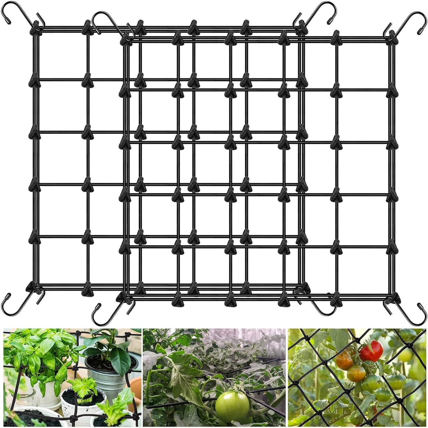 Flexible 2x2 Trellis Net for Grow Tents - Strong Support