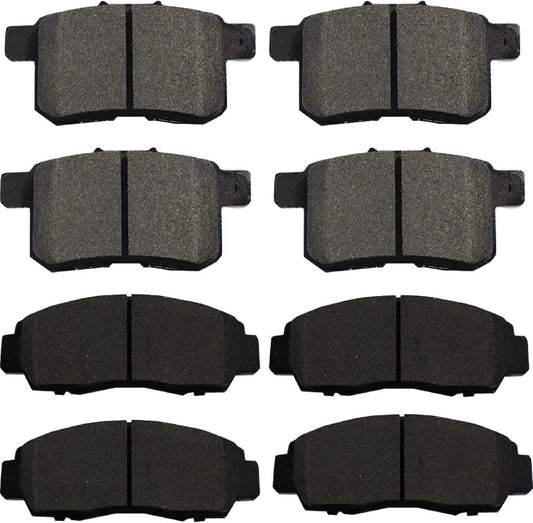 SIPAUTEC Front Rear Ceramic Disc Brake Pads for Honda Accord TSX