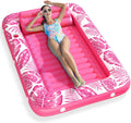 Inflatable Tanning Pool Lounger Float - 4 in 1 Sun Tan Tub
