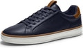 Mens Casual Lace-up Dress Sneakers - Comfortable Lightweight Shoes