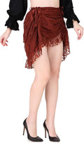 High-Low Skirt in Steampunk Style for Women's Costume Fashion