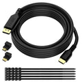 4K DisplayPort to HDMI Cable 35 FT - Uni-Directional 4K UHD Video