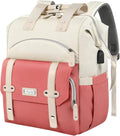 Laptop Backpack for Women Wide Open with USB Port - Spacious 15.6in