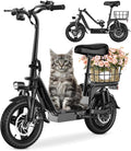 Adults Electric Scooter with Seat - 28 Mile Range, 20 MPH