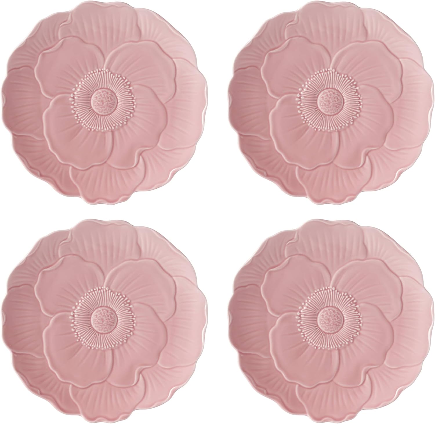 Lenox Butterfly Meadow Floral Accent Plates Set of 4 for Dining