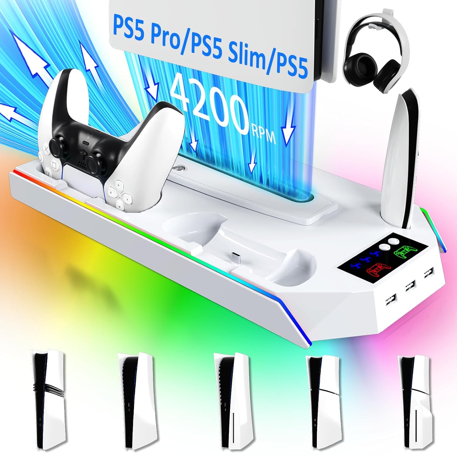 Enhanced Cooling for PS5 Console
