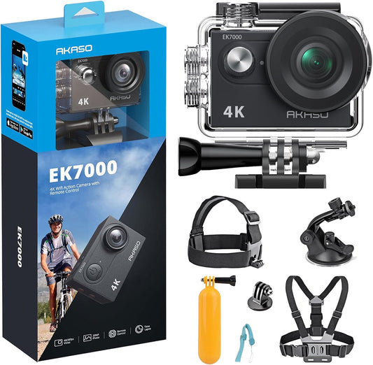 Capture Every Adventure: AKASO 4K Action Camera Bundle