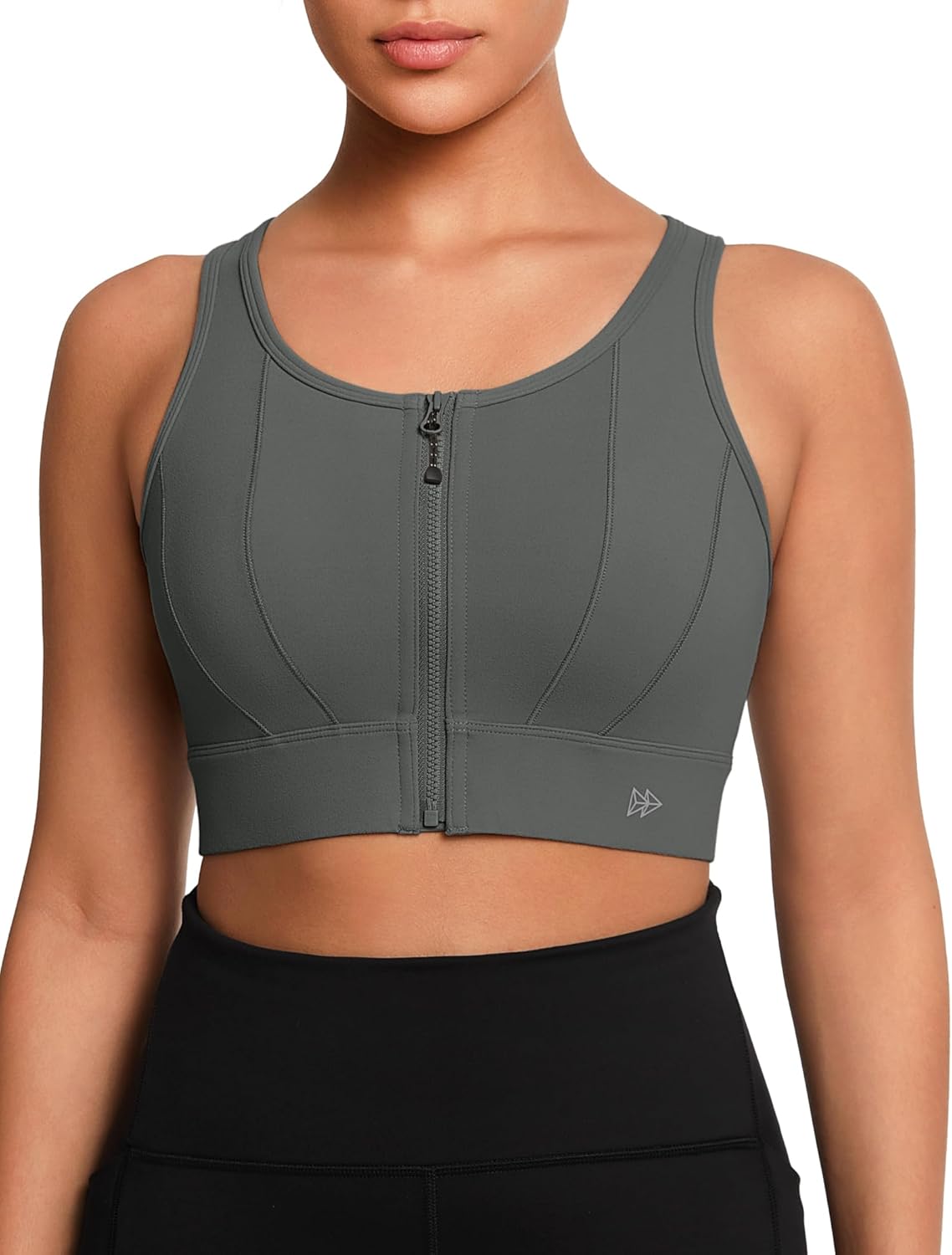 Yvette Front Closure Sports Bras for Women High Support Large Bust