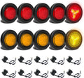 2 in Round LED Trailer Marker Lights 10-Pack - DOT Certified set