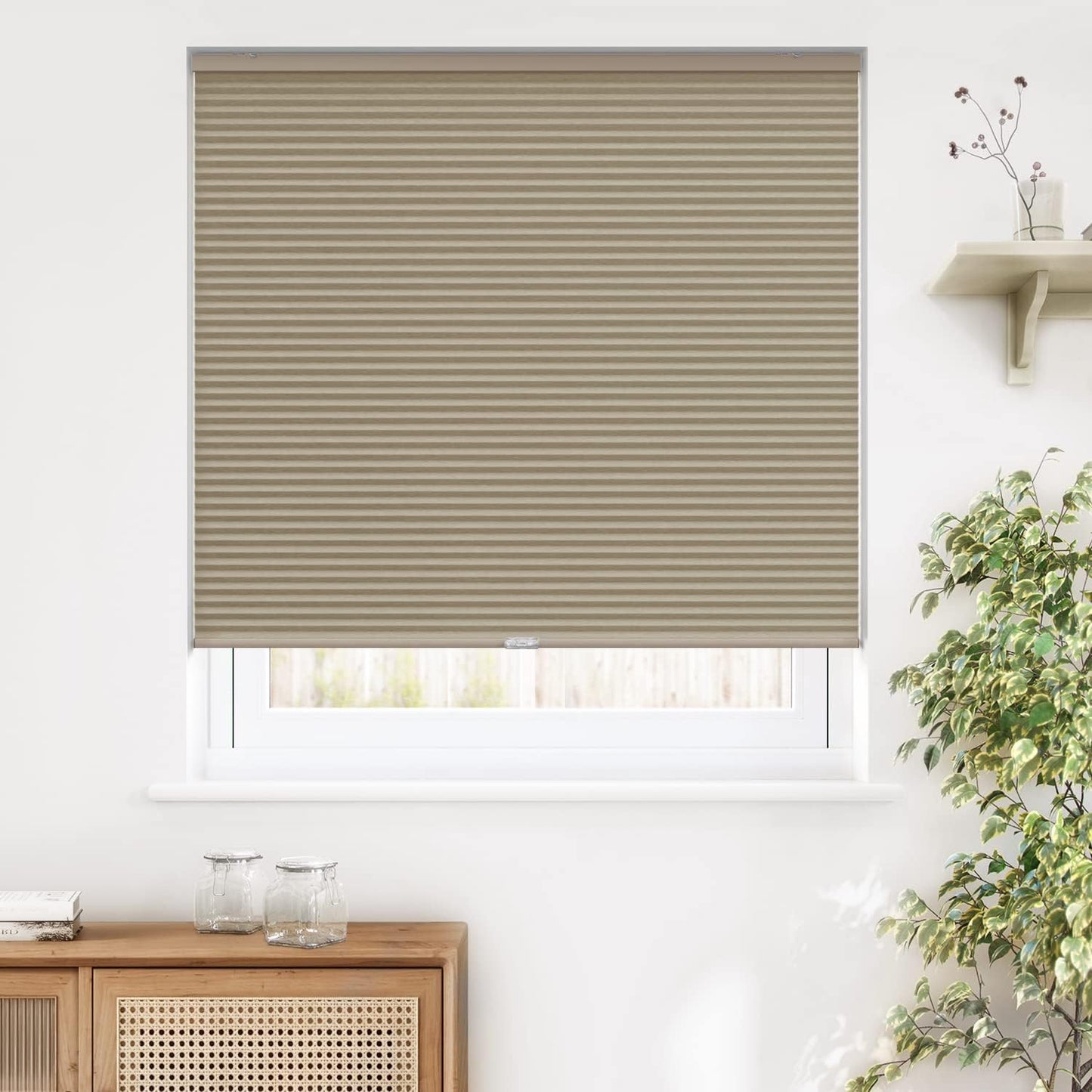 LazBlinds Cordless Cellular Shades for Blackout Privacy and Insulation