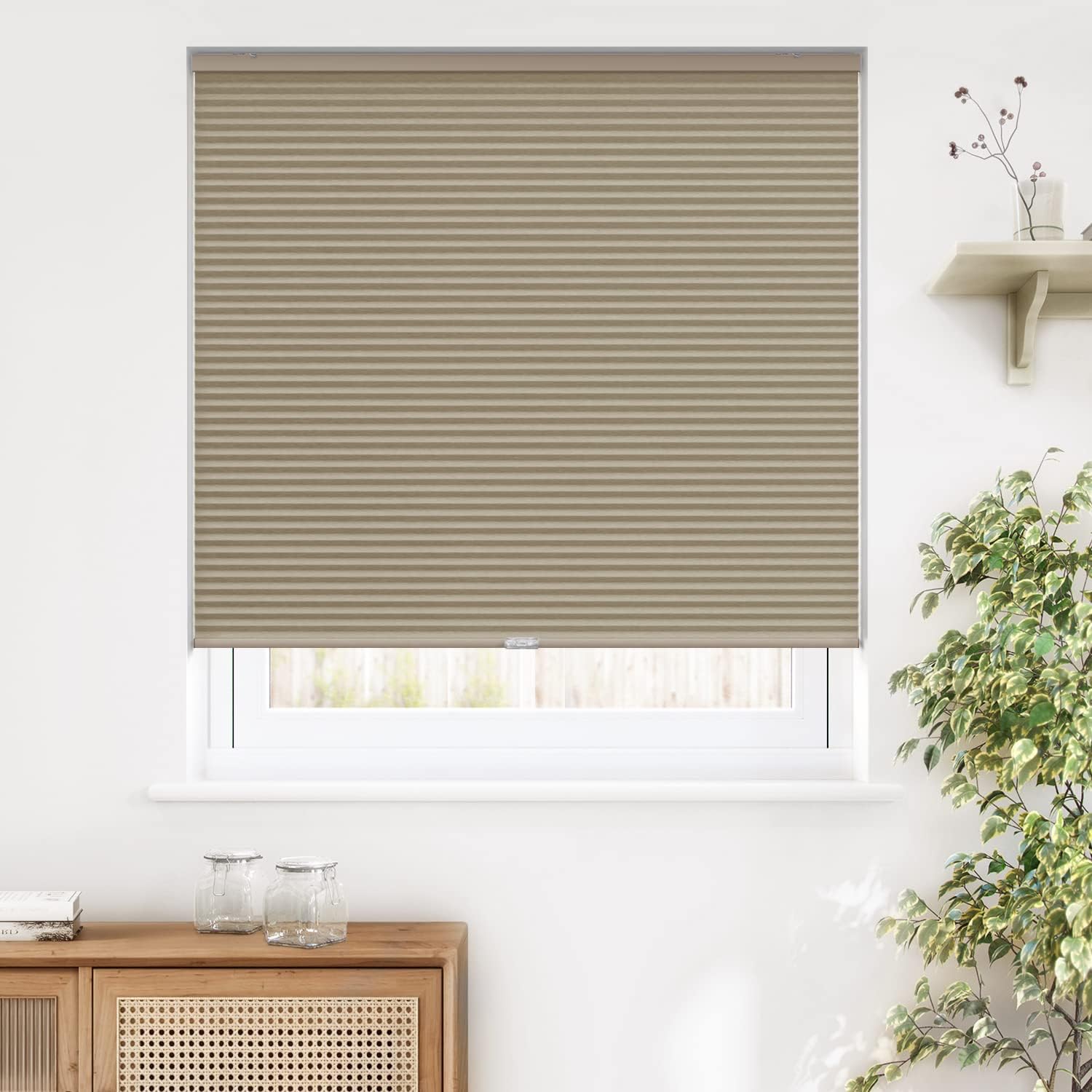 LazBlinds Cordless Cellular Shades for Blackout Privacy and Insulation