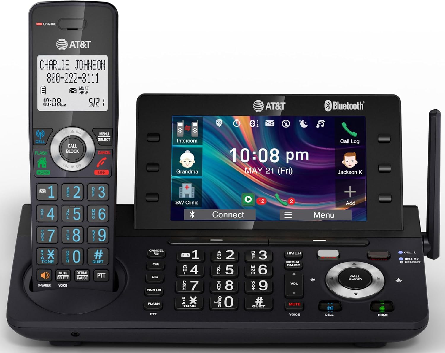 AT&T DECT 6.0 Cordless Phone with Smart Call Blocker Features