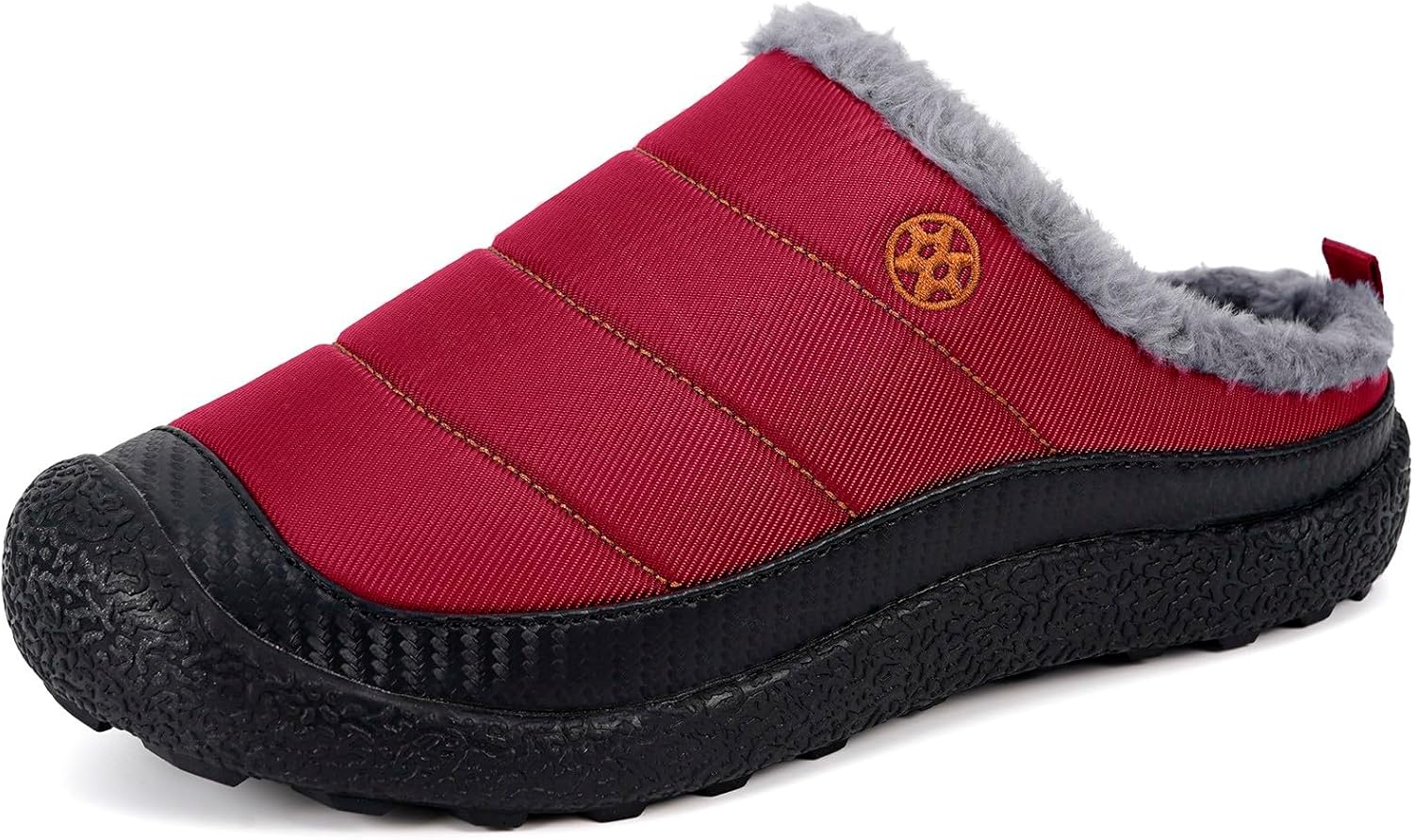 Womens Mens House Slippers Slip on Snow Winter Warm Comfort
