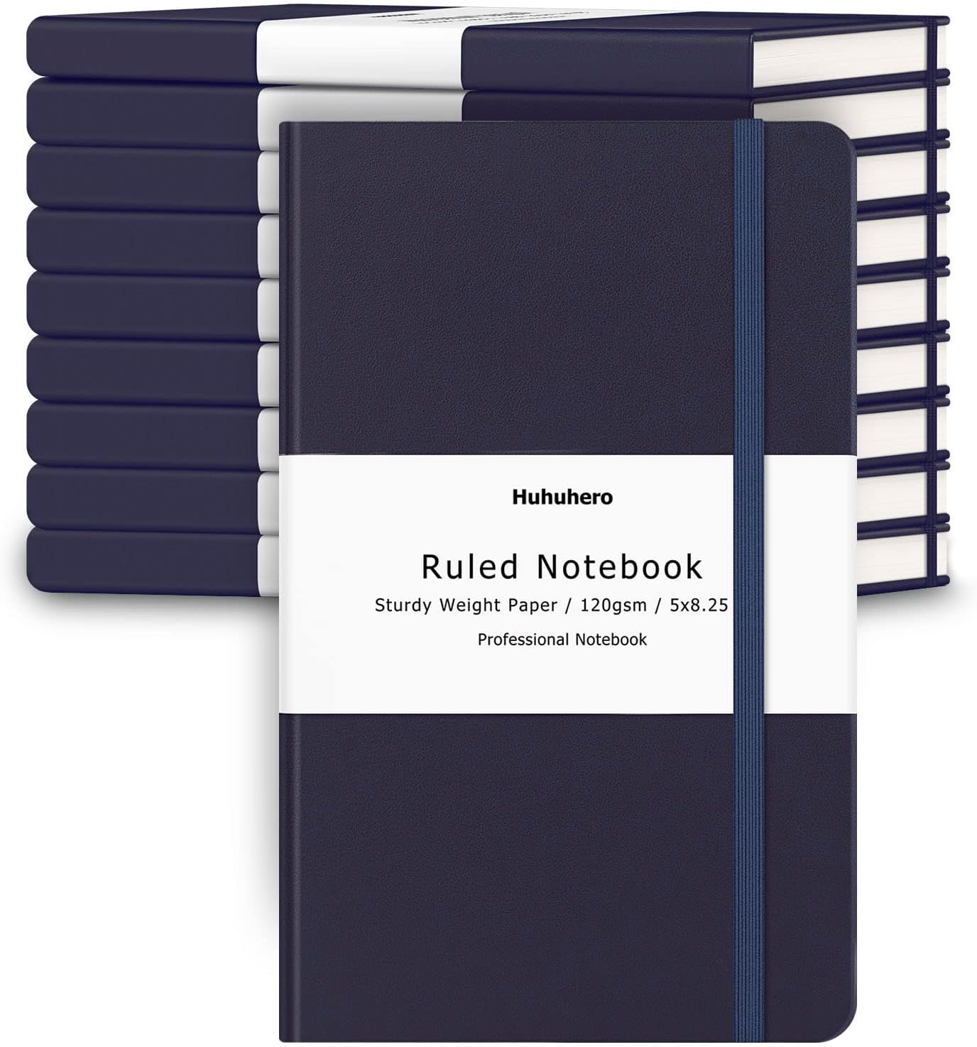 Huhuhero Premium Navy Blue Writing Journal 120Gsm