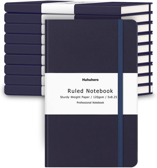 Huhuhero Premium Navy Blue Writing Journal 120Gsm