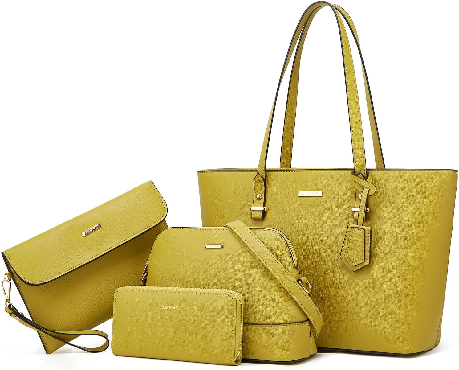 Women Fashion Handbags Set 4pcs Tote Bag Shoulder Purse