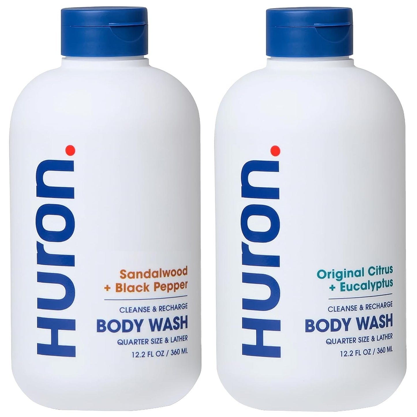 Huron Body Wash Scent Duo - Citrus Eucalyptus & Sandalwood