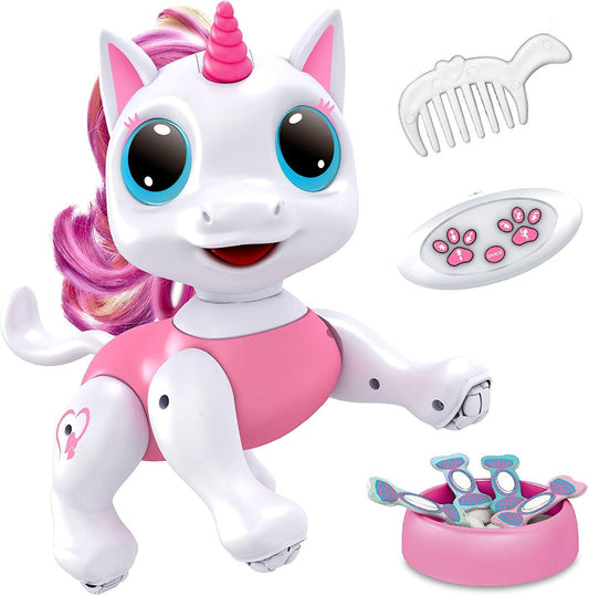 Interactive Robot Unicorn Toy - Hand Gesture Control & STEM Learning