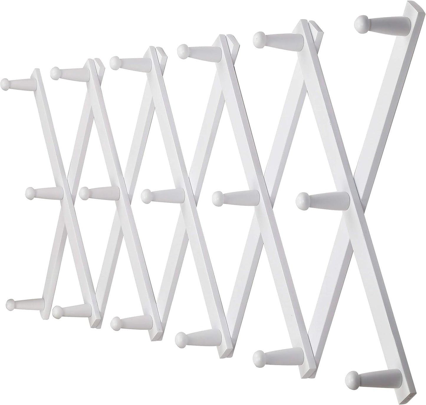 Dseap Accordion Wall Hanger: Stylish Expandable Coat Rack