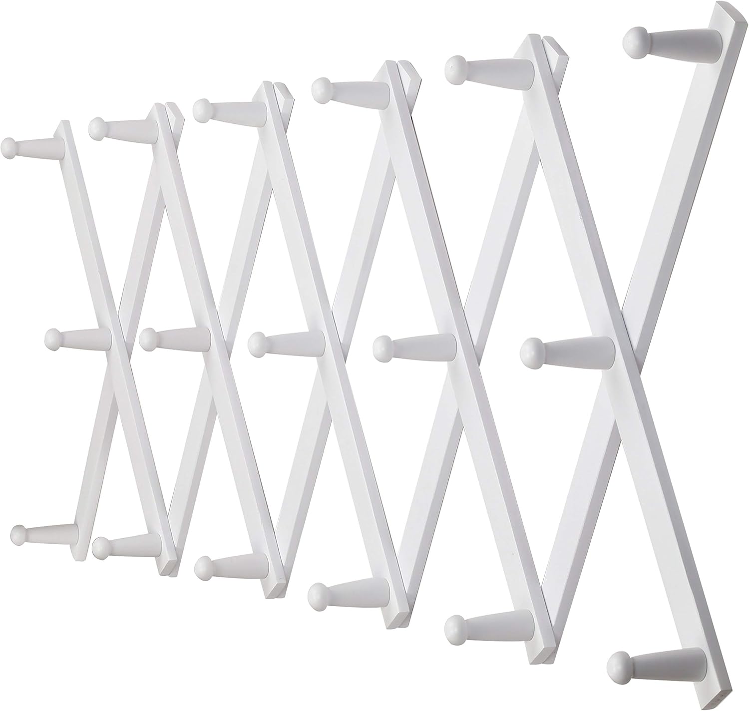 Dseap Accordion Wall Hanger: Stylish Expandable Coat Rack