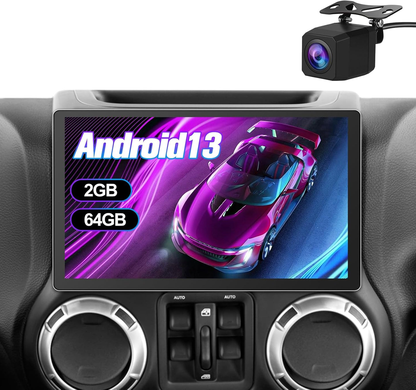 11.5in Car Radio for Jeep Wrangler JK with Wireless CarPlay