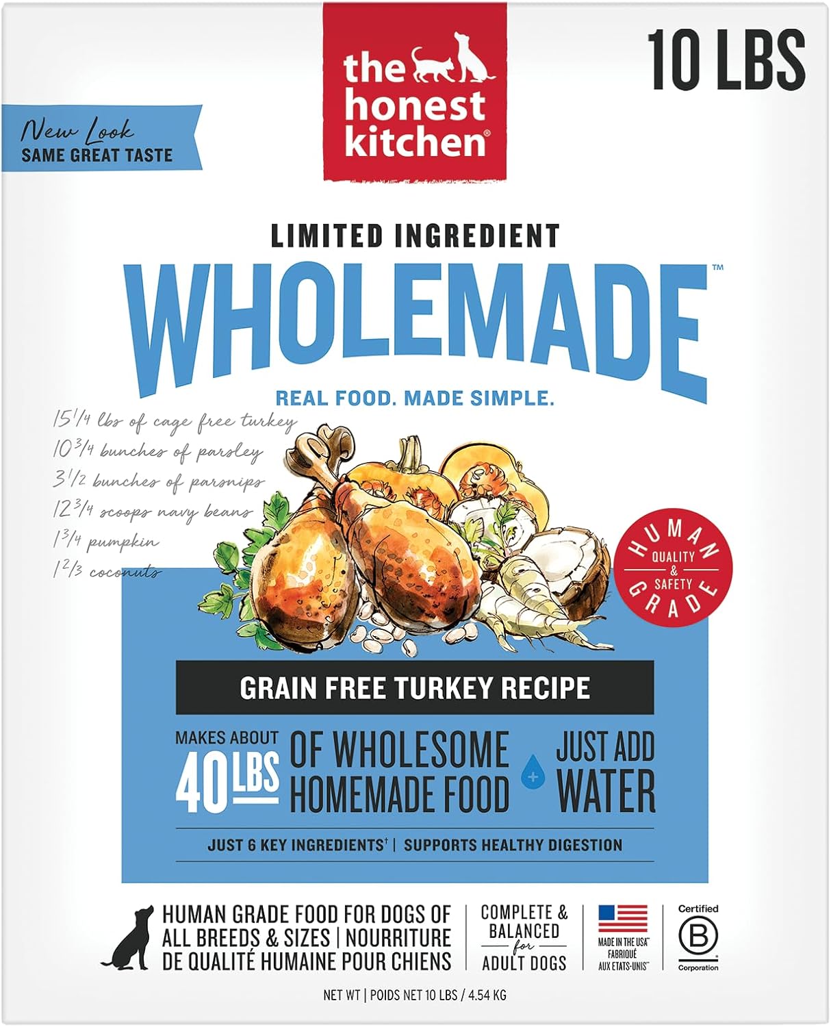 Wholemade Dehydrated Turkey Dog Food for Optimal Health