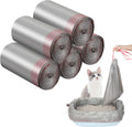 Jumbo Cat Litter Box Liners 50 Count - Thick Drawstring Bags
