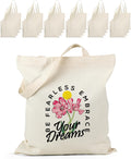 Canvas Tote Bag 24 Pack 14.5x16.3 in - Durable Blank Sublimation Bags