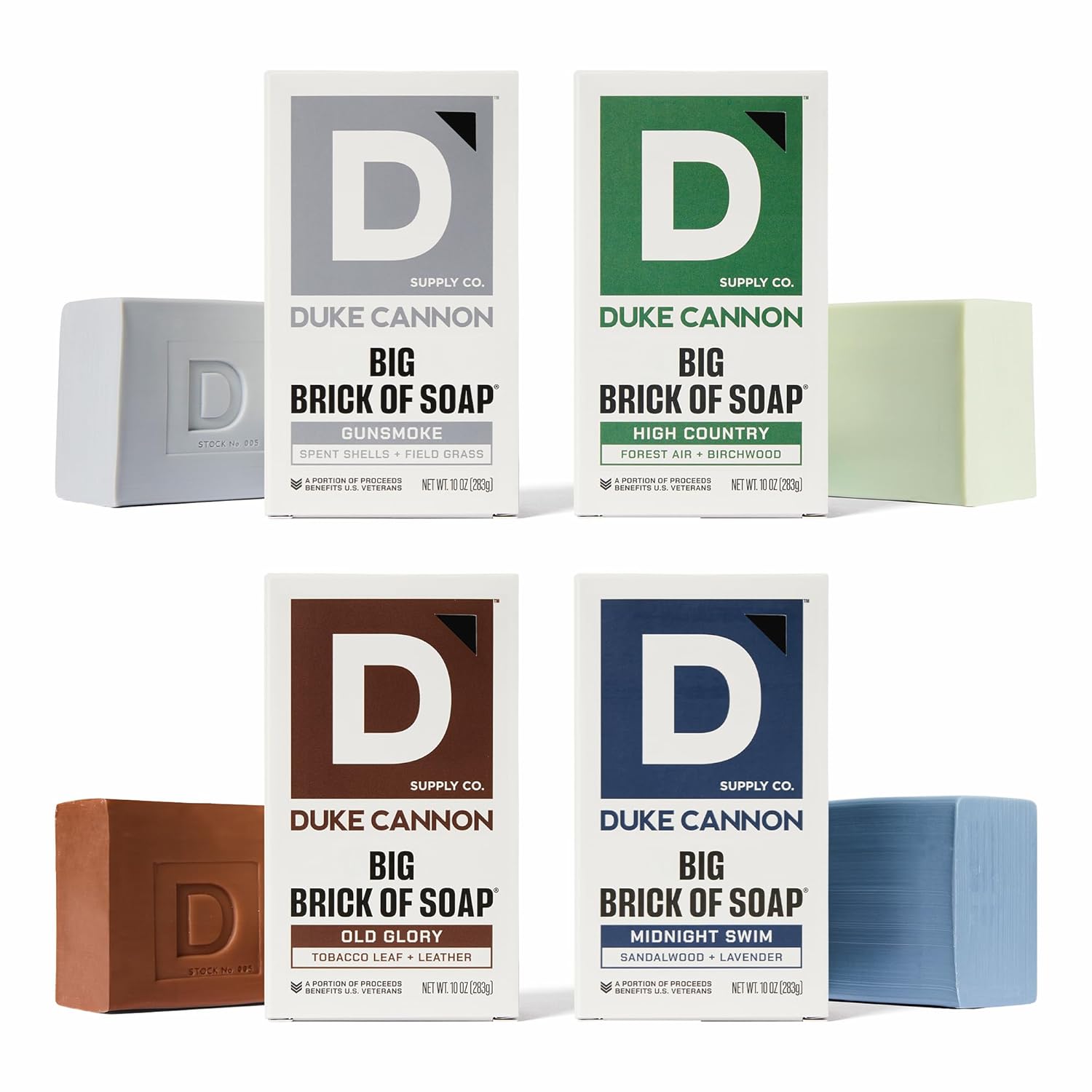 Duke Cannon Big Brick of Soap Bar - Fresh Cut Pine & More