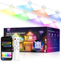 Smart Permanent Outdoor Lights 100ft RGB String Lights - Weatherproof