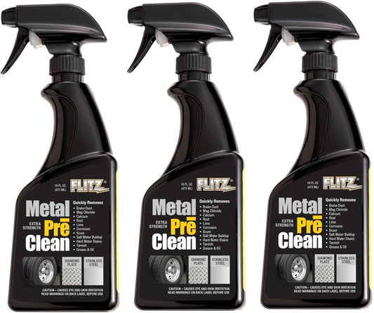 Flitz Metal Pre-Clean - Effective Stainless Steel Cleaner Spray