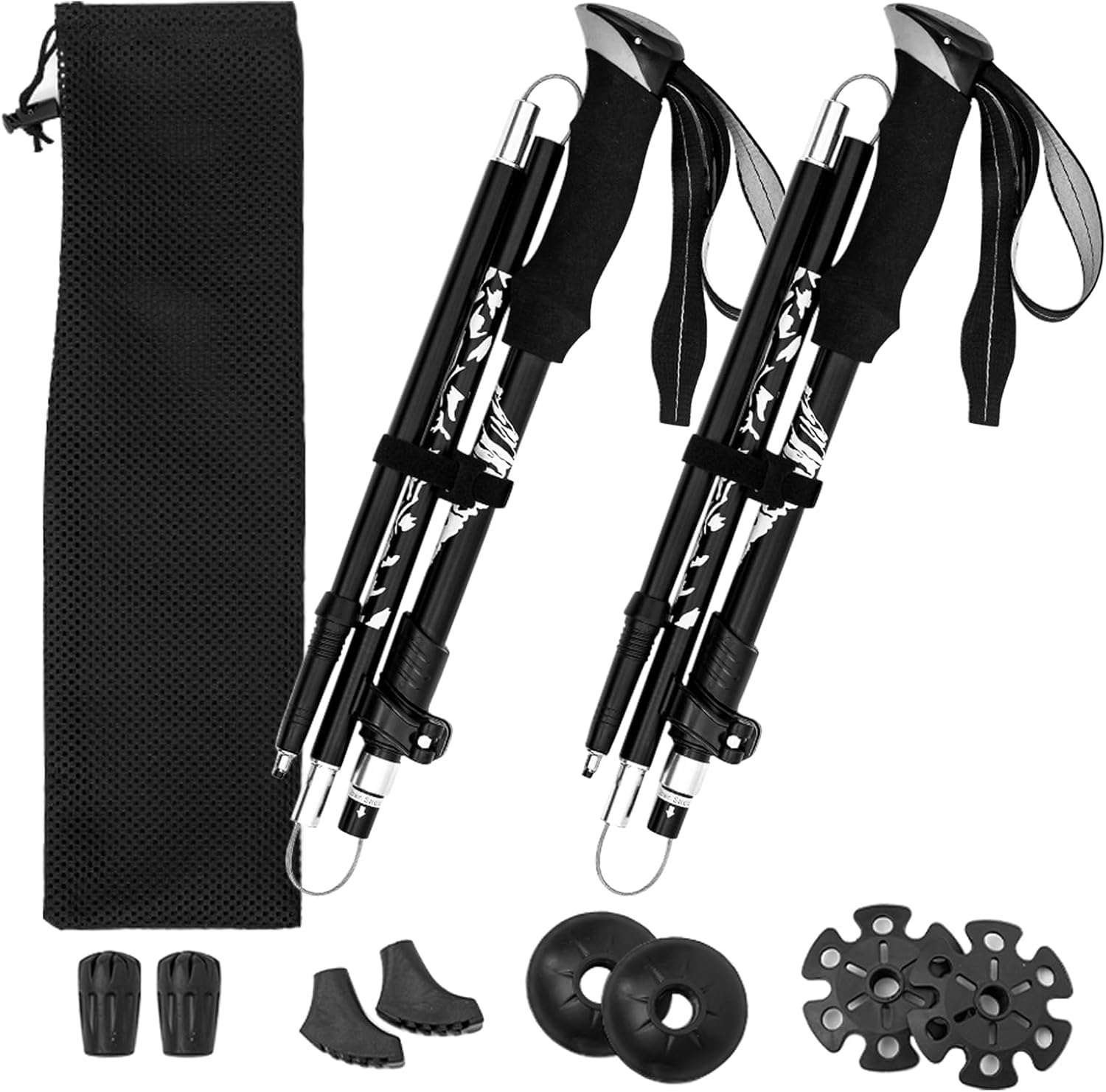Lightweight Nordic Trekking Poles - 2-Pack for Men