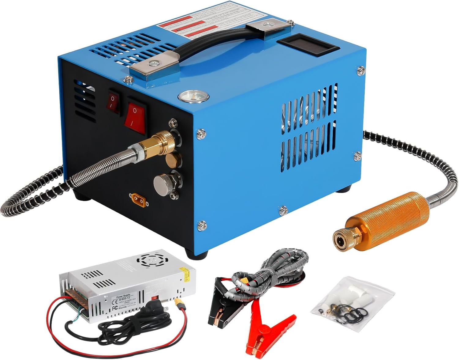 GEKUVIX 4500Psi Air Compressor: Oil-Free Power for PCP Rifles