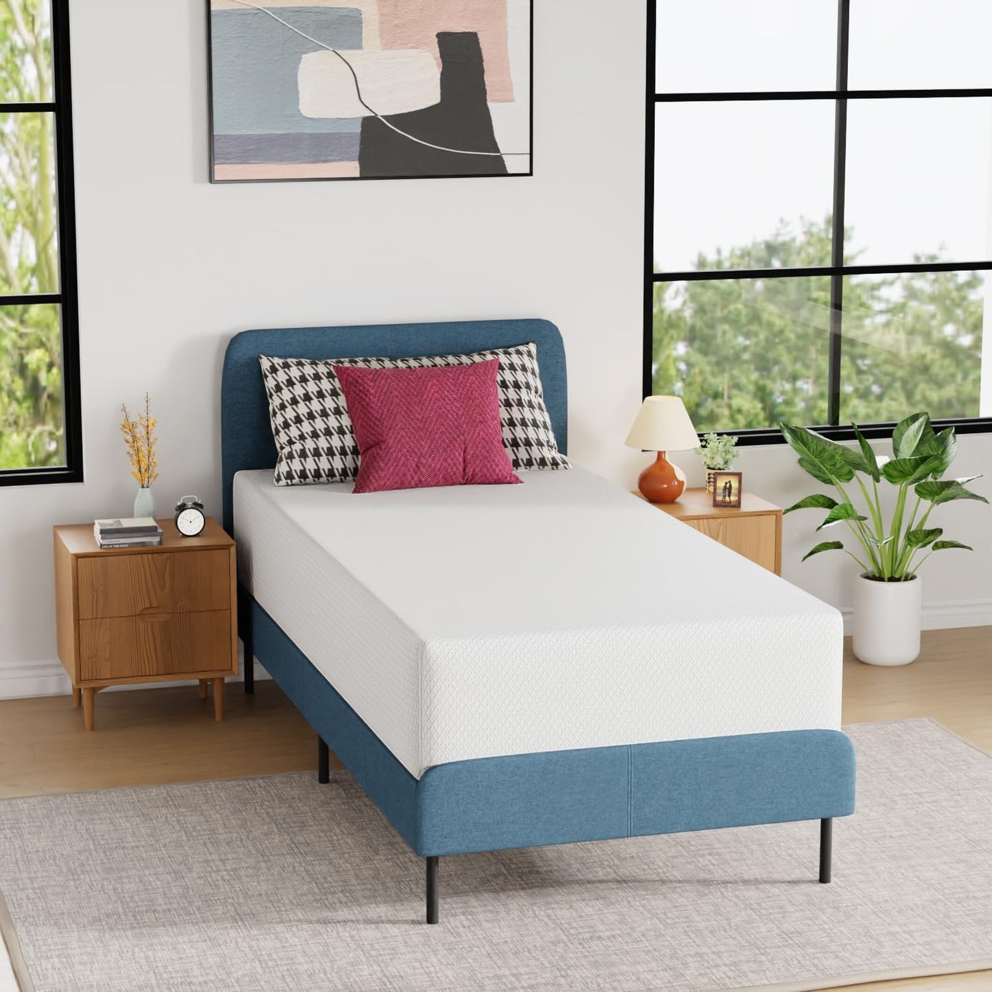 FDW 12 inch Gel Memory Foam Mattress for Cool Sleep Comfort