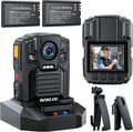 BOBLOV D7 2K Body Camera - Durable 1440P Patrol Recorder