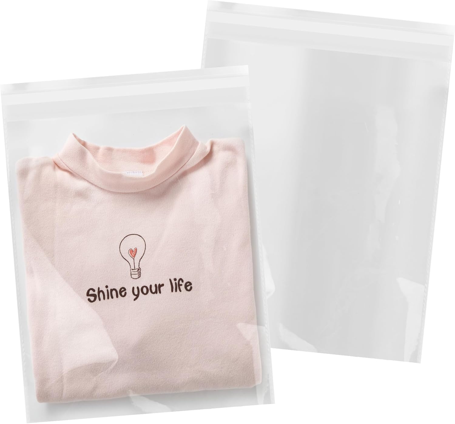 Large Clear Cellophane Bags for Photos, Documents, and More