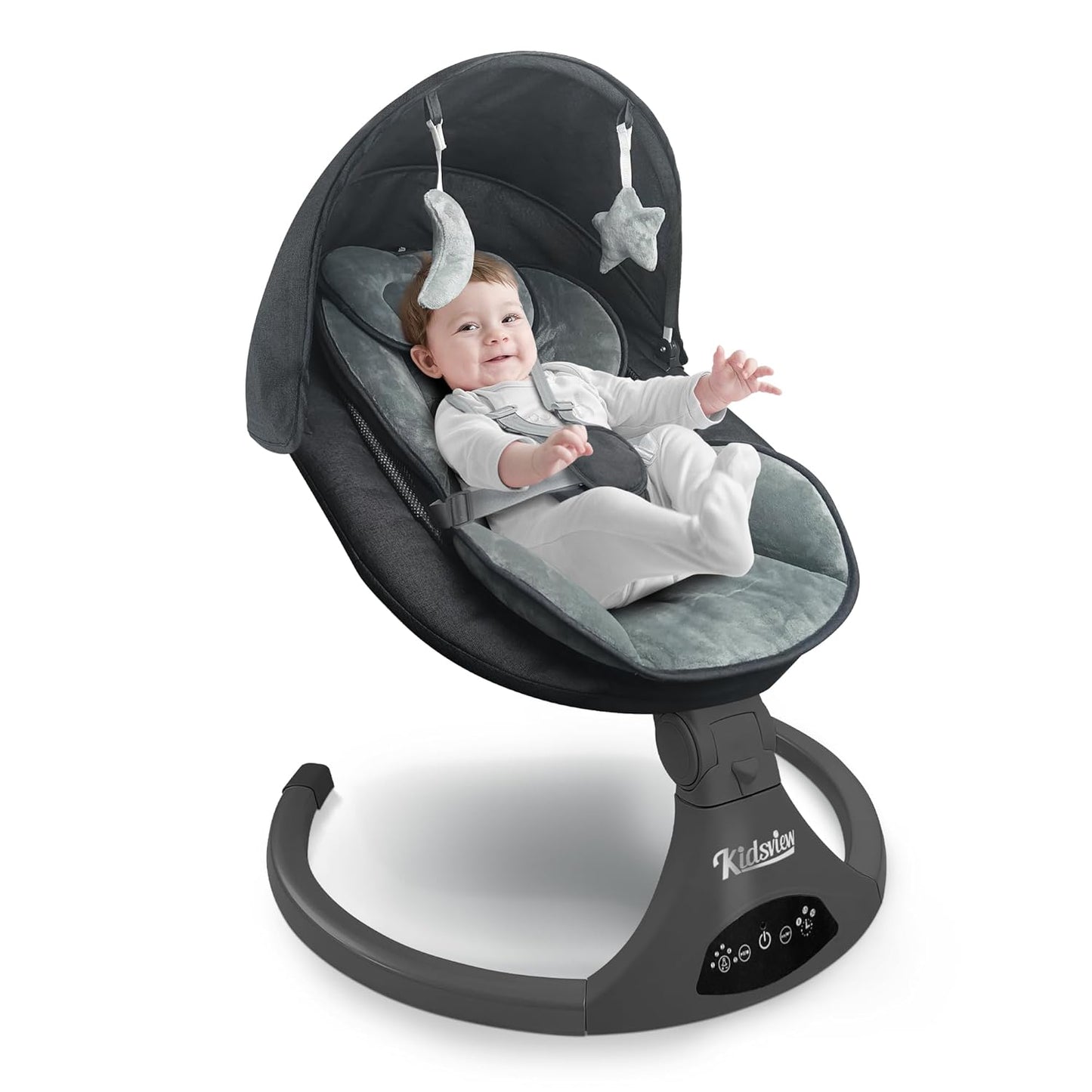 Portable Electric Baby Swing | 5 Speeds for Soothing, KIDSVIEW