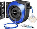 DEWENWILS Extension Cord Reel 75FT - Retractable 6-Outlet Cord Reel