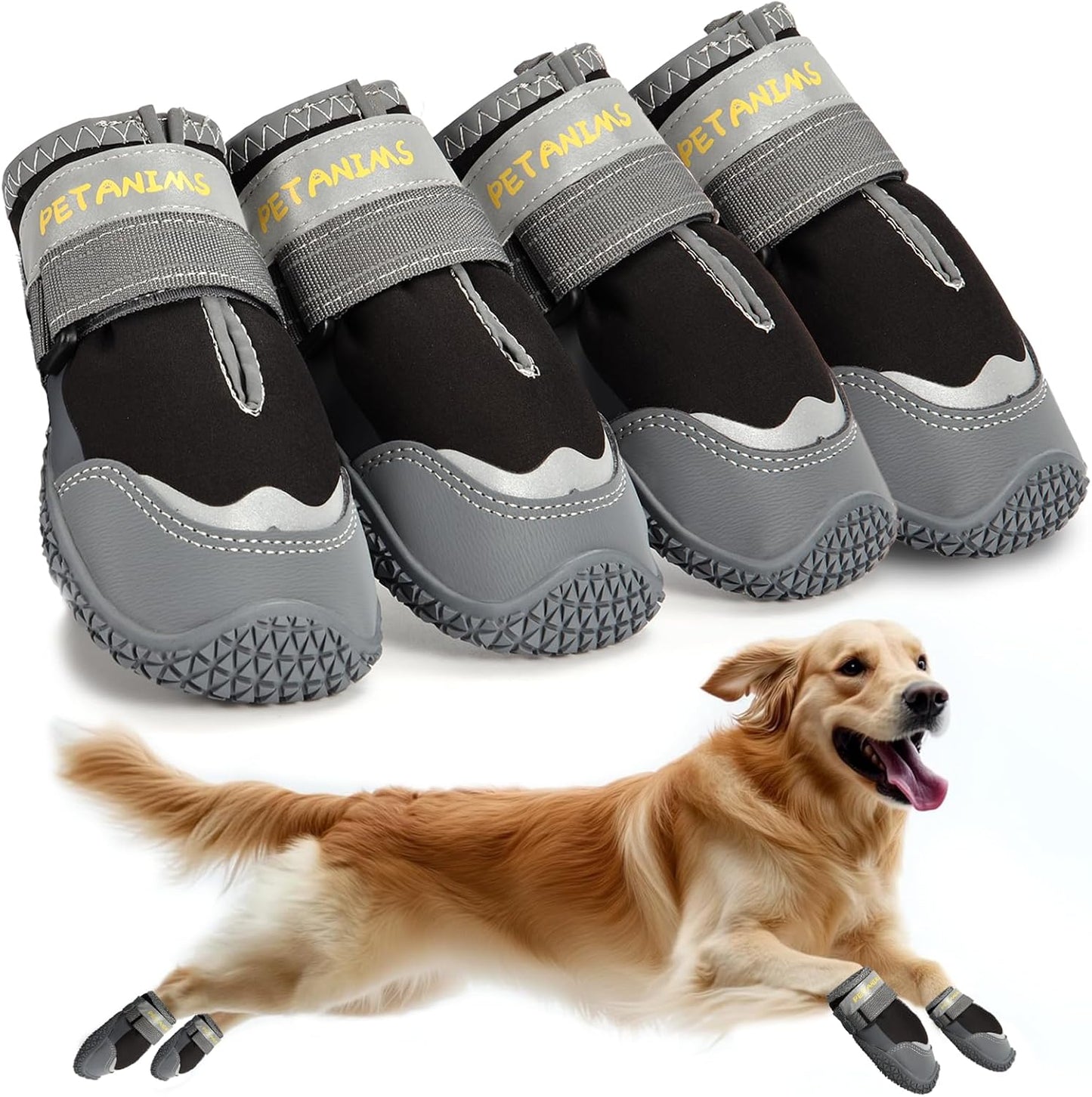 Dog Shoes for Small Dogs - Waterproof Booties for All Weather