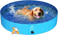 Foldable Large Dog Pool Collapsible Pet Bath Pool - Portable 59in