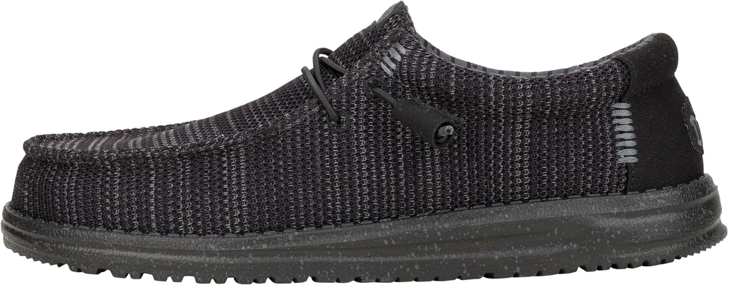 HEYDUDE Mens Wally Stretch Sox Slip-On Loafer for Comfort