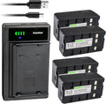 4200mAh 4-Pack Lithium-Ion Batteries with Smart USB Charger - 6.0V