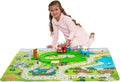 Daniel Tiger's Neighborhood Playmat Playset - Pocket-Sized Trolley Fun