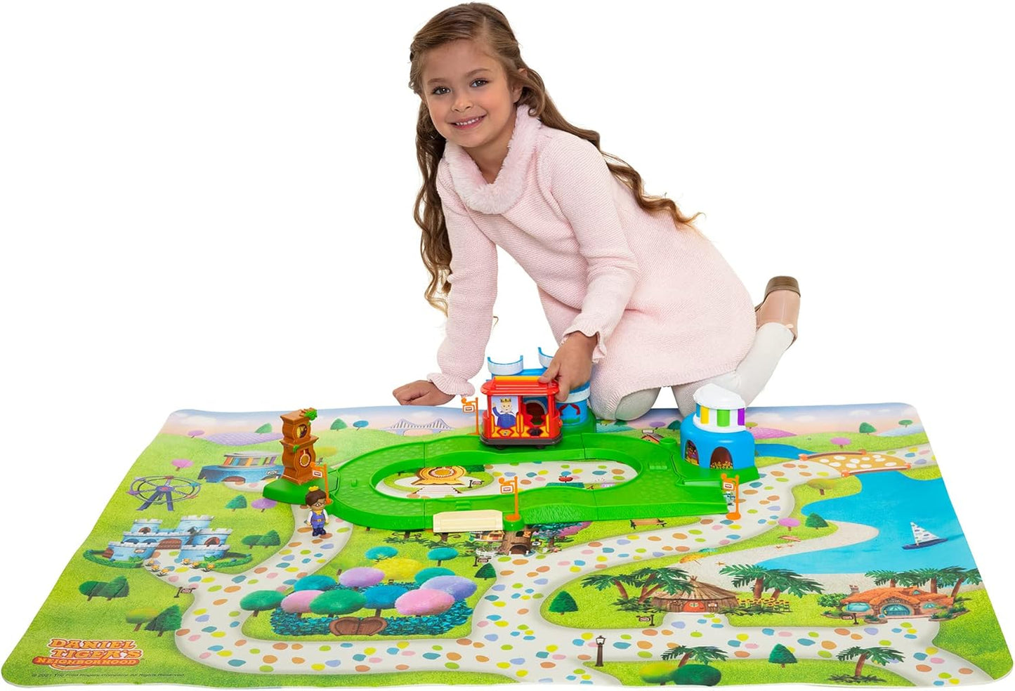 Daniel Tiger's Neighborhood Playmat Playset for Imaginative Fun