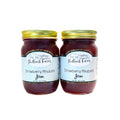 Strawberry Rhubarb Jam - All Natural Amish Strawberry Sauce (2 Pack)